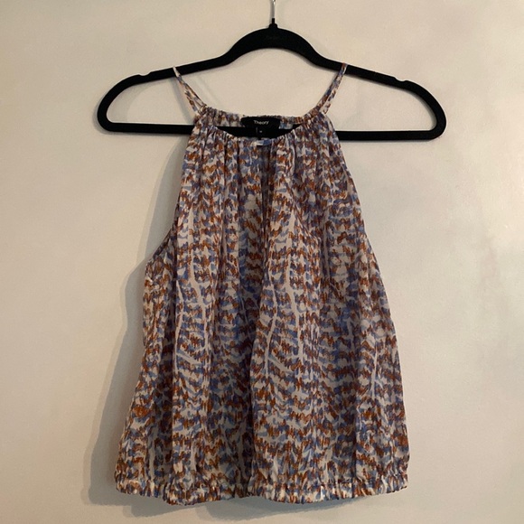 Theory Desert Womens Keyhole Gathered Cami - Picture 4 of 10